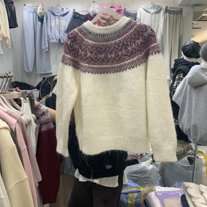 ONL韓國直郵東大門代購女裝新款人氣時尚休閑熱賣真品毛衣羊毛ONL毛衣