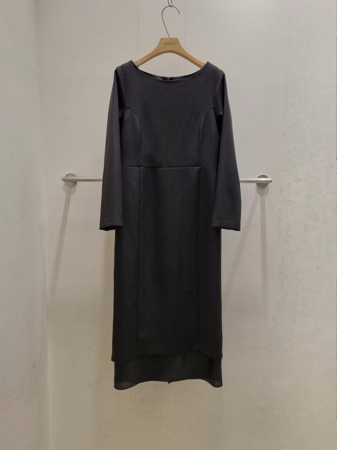 HERME直郵韓國代購女裝新品休閑24秋冬時尚推薦職業真品連衣裙HERME連衣裙圖色1