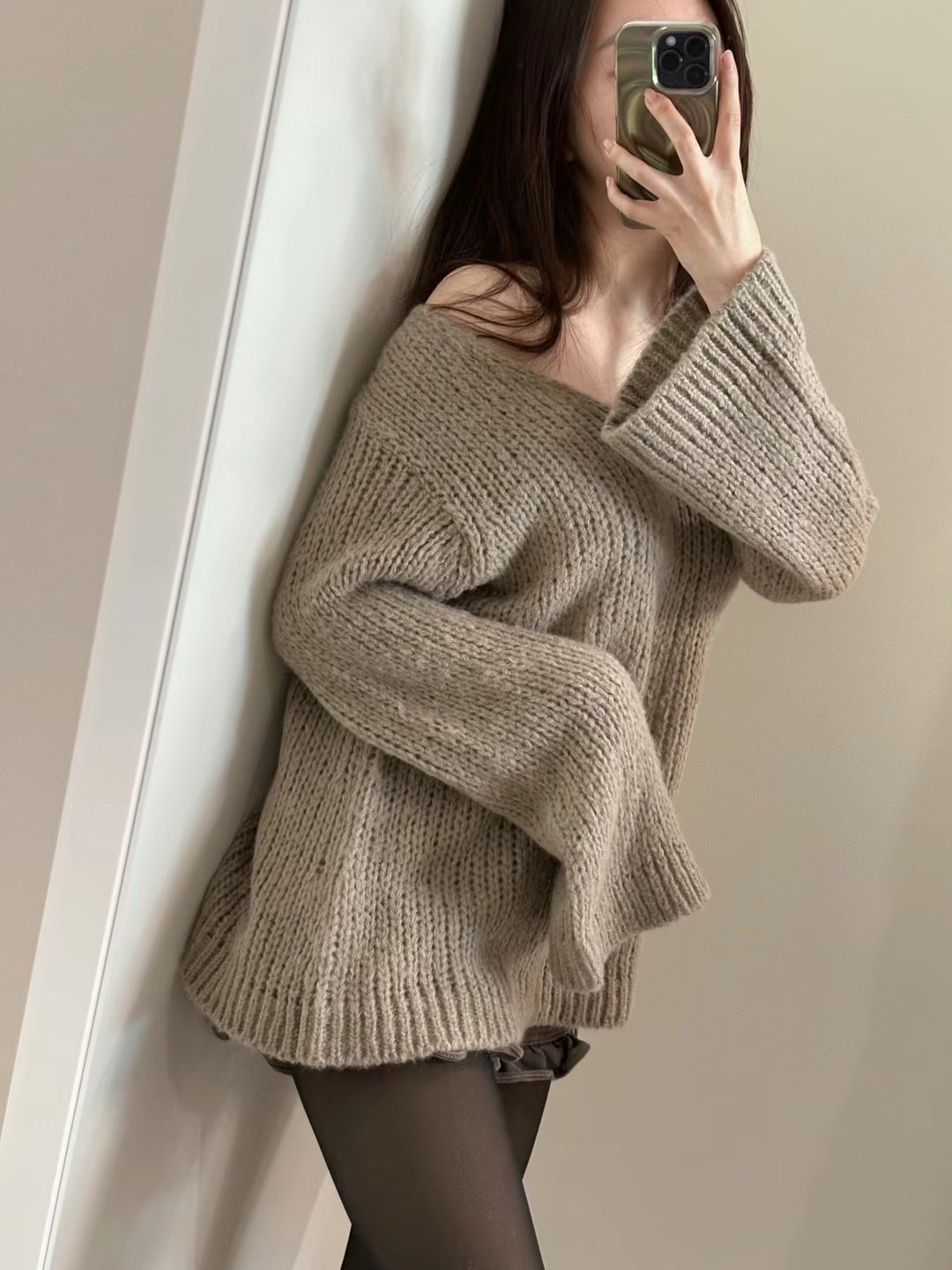 BOUND直郵韓國代購女裝新款真品人氣24秋冬職業推薦休閑針織衫BOUND針織衫