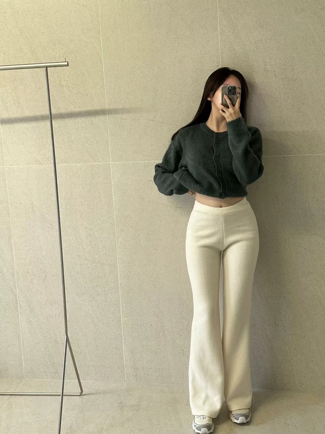 BOUND直郵韓國代購女裝新品人氣熱賣真品推薦休閑休閑褲拉絨BOUND休閑褲圖色3