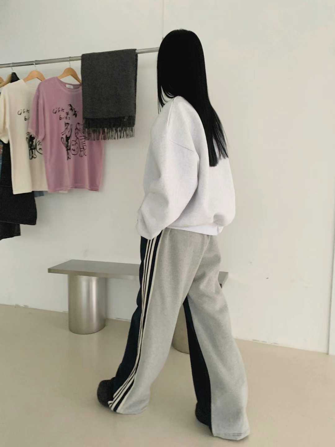 LEVEL直郵韓國代購女裝新品推薦24秋冬人氣職業真品休閑褲加絨LEVEL休閑褲