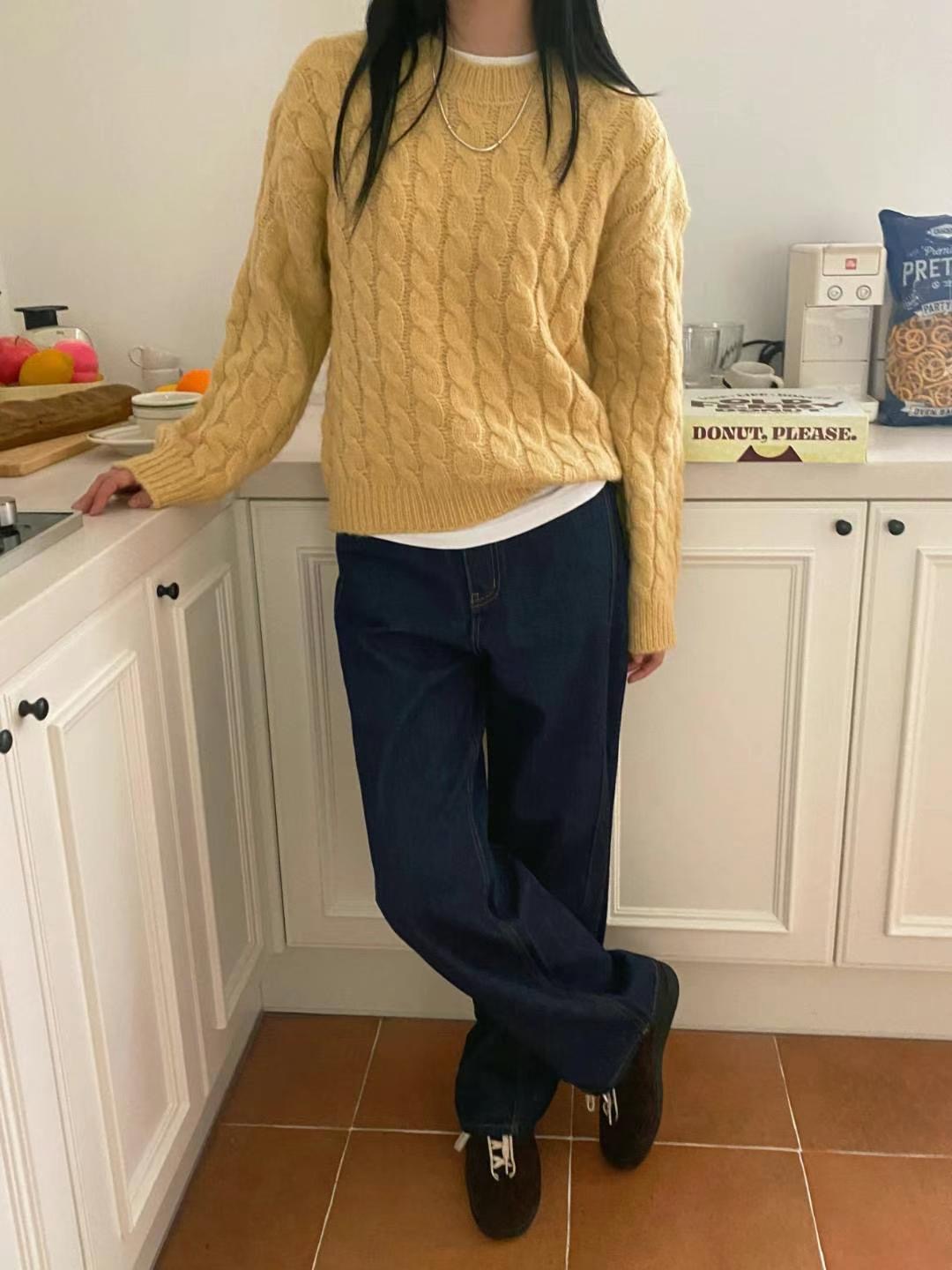 M.STORY韓國直郵東大門代購女裝新品人氣推薦休閑真品針織衫M.STORY針織衫