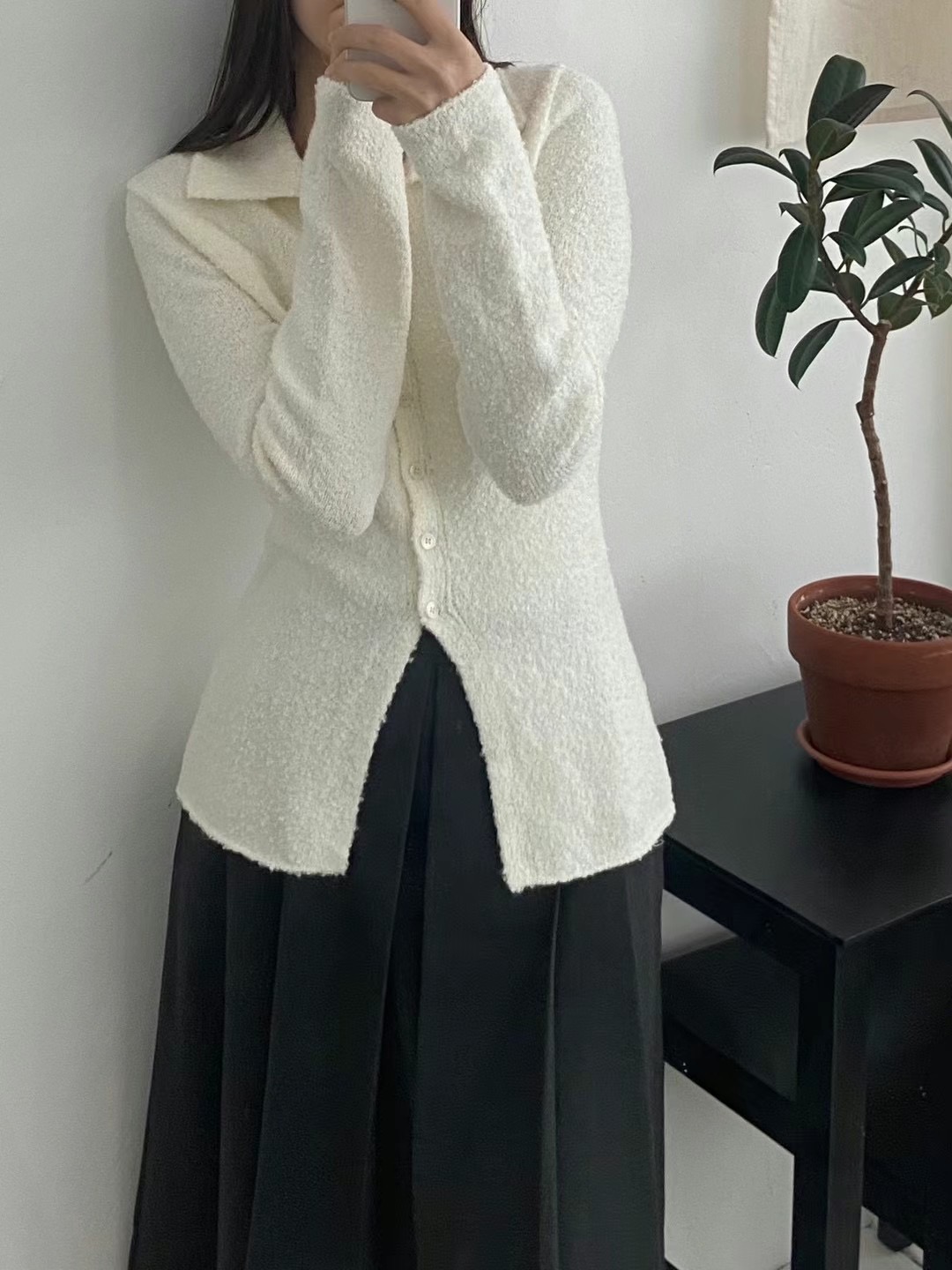 ALL OF US韓國直郵女裝新品24秋冬時尚人氣熱賣真品針織衫ALL OF US針織衫