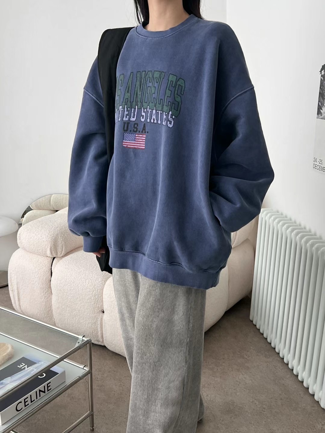 UNPLAN韓國直郵女裝新款24秋冬熱賣職業真品人氣時尚衛衣拉絨UNPLAN衛衣