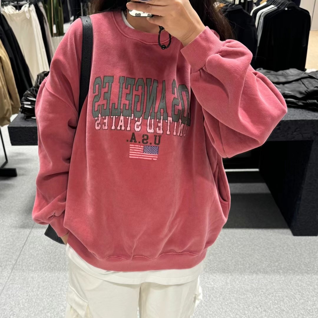 UNPLAN韓國直郵女裝新款24秋冬熱賣職業真品人氣時尚衛衣拉絨UNPLAN衛衣