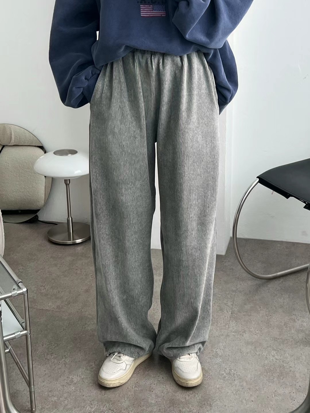 UNPLAN韓國直郵東大門代購女裝新品職業推薦24秋冬時尚休閑褲UNPLAN休閑褲圖色2