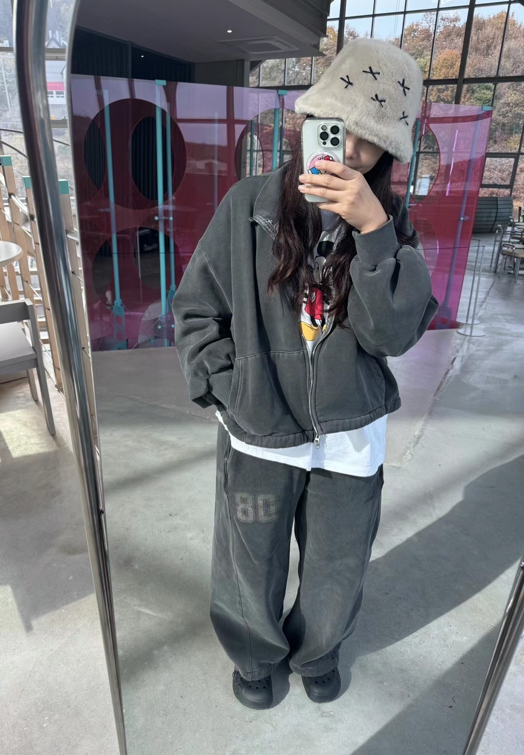UNPLAN韓國直郵女裝新款休閑推薦人氣熱賣真品職業24秋冬衛衣UNPLAN衛衣