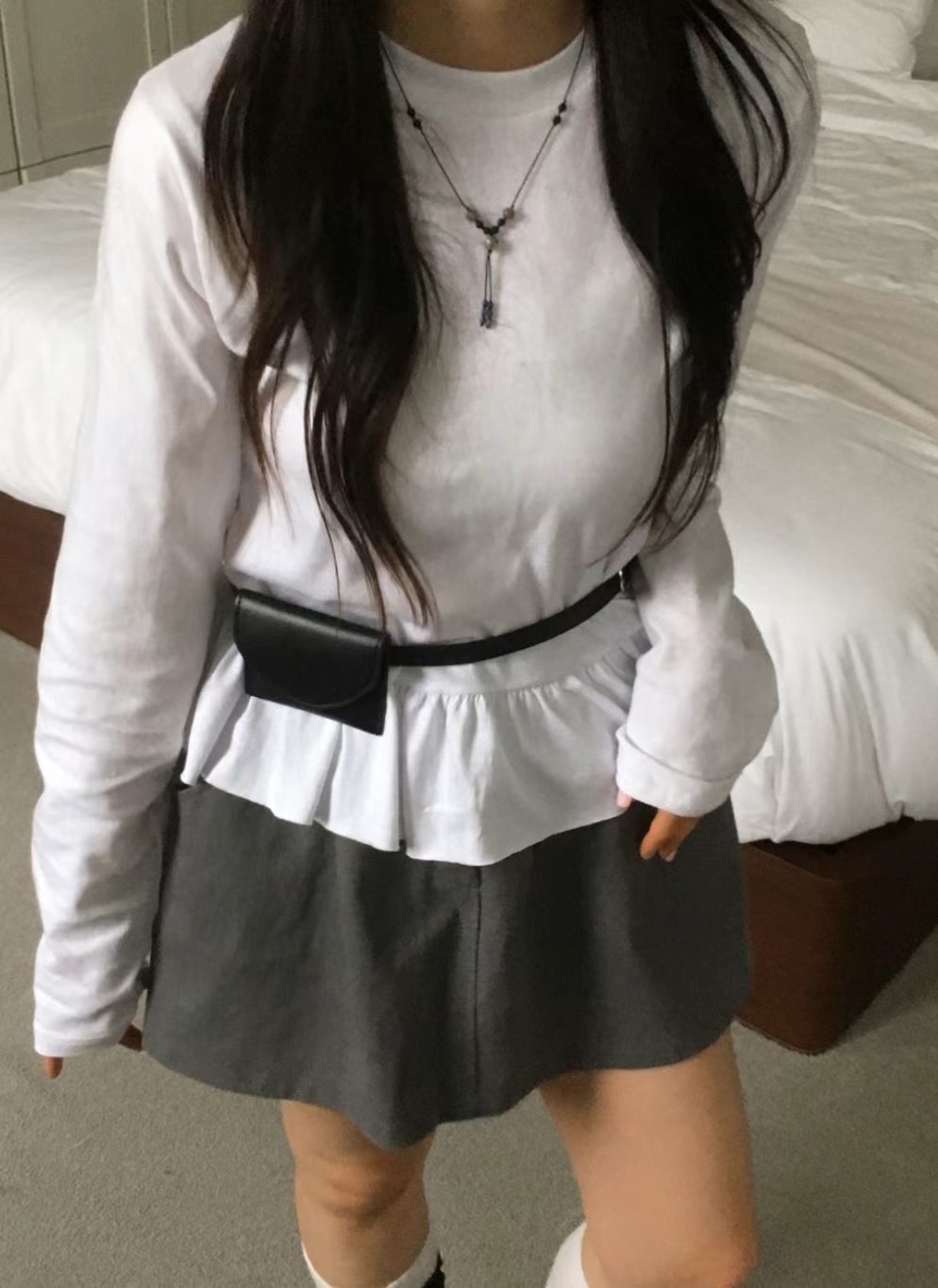 LOVINE韓國直郵東大門代購女裝新款熱賣職業真品推薦長袖T恤LOVINE長袖T恤