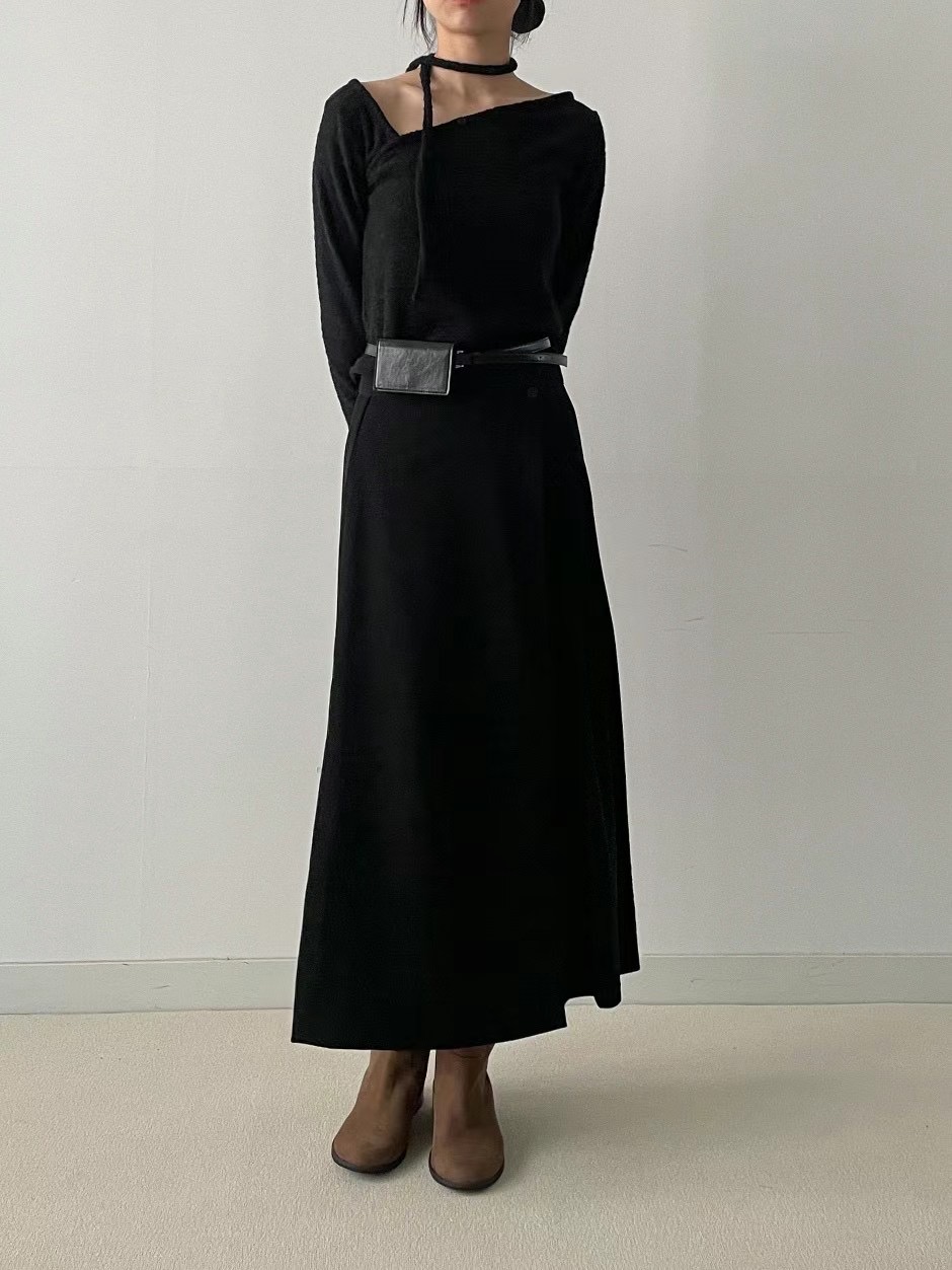 PEETS韓國直郵女裝新款真品推薦休閑時尚熱賣24秋冬人氣長裙PEETS長裙