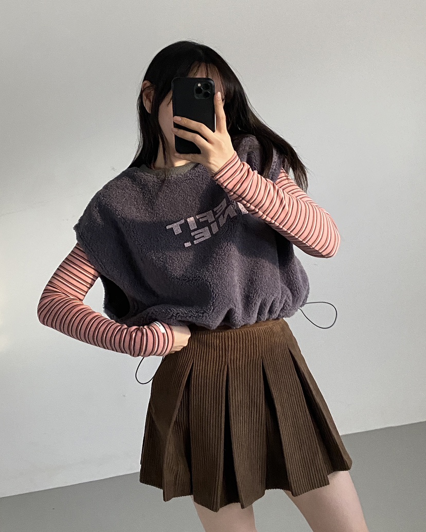 VENEFIT/JENNIE東大門直郵女士新品熱賣24秋夏真品長袖T恤VENEFIT/JENNIE長袖T恤