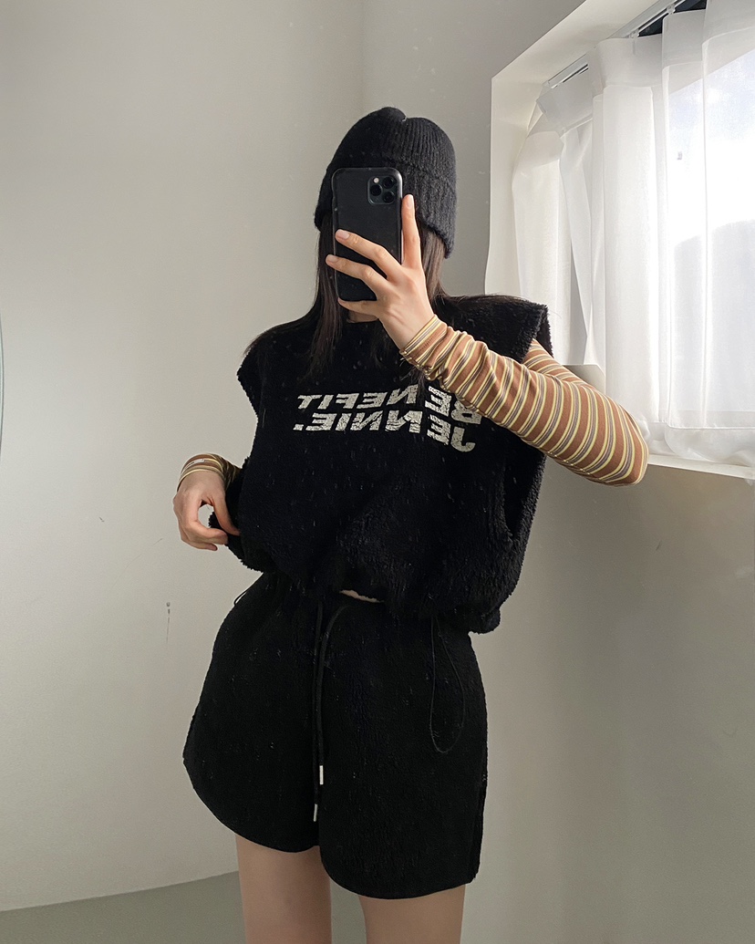 VENEFIT/JENNIE東大門直郵女士新品熱賣24秋夏真品長袖T恤VENEFIT/JENNIE長袖T恤
