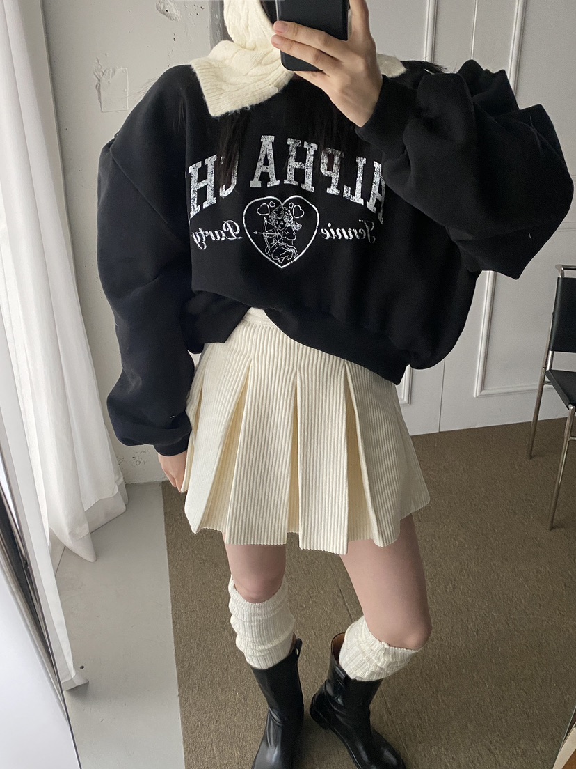 VENEFIT/JENNIE東大門代購女裝新品推薦職業時尚熱賣衛衣拉絨VENEFIT/JENNIE衛衣圖色4