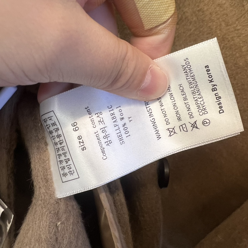 HER韓國直郵女裝新品熱賣人氣休閑推薦職業24秋夏真品短款大衣HER短款大衣