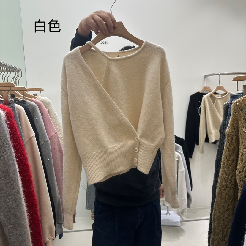 JOEL韓國代購女裝新款人氣真品職業推薦休閑24秋夏熱賣針織衫JOEL針織衫