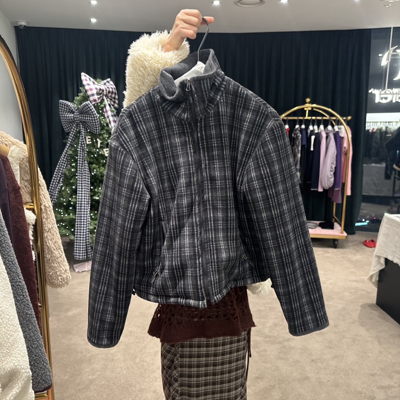 eter/VERSO韓國直郵女裝新款24秋夏人氣熱賣職業休閑夾克抓絨eter/VERSO夾克圖色2