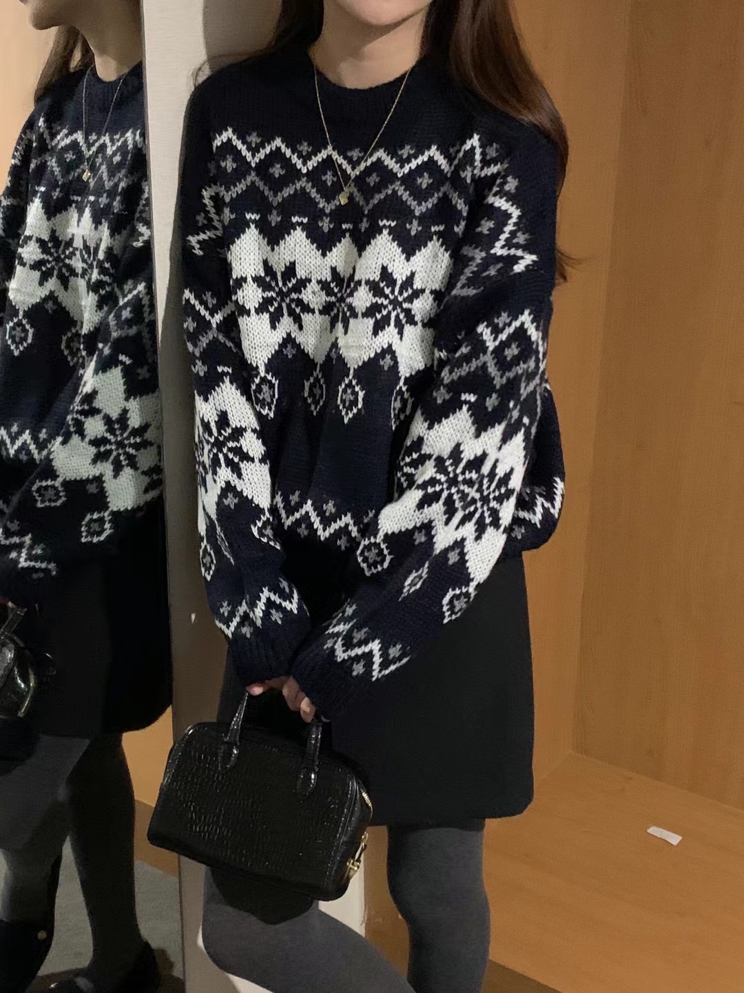 WANDERLUST直郵韓國代購女裝新品休閑熱賣人氣職業時尚毛衣WANDERLUST毛衣圖色3