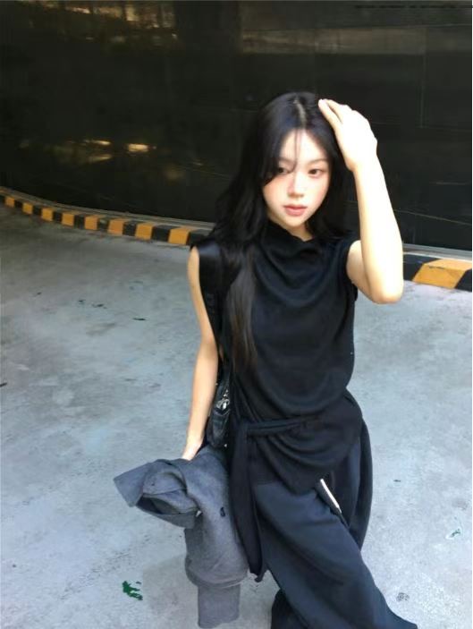 BAGUETTE-OT直郵韓國代購女裝新品24秋冬熱賣吊帶背心含脖帶BAGUETTE-OT吊帶/背心