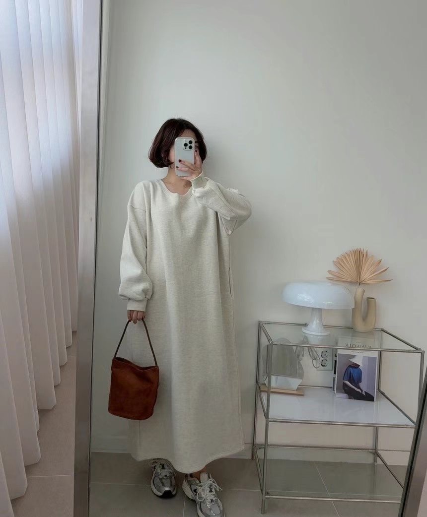 RIPPLE韓國直郵東大門實拍女裝新品24秋冬人氣休閑推薦連衣裙RIPPLE連衣裙圖色3