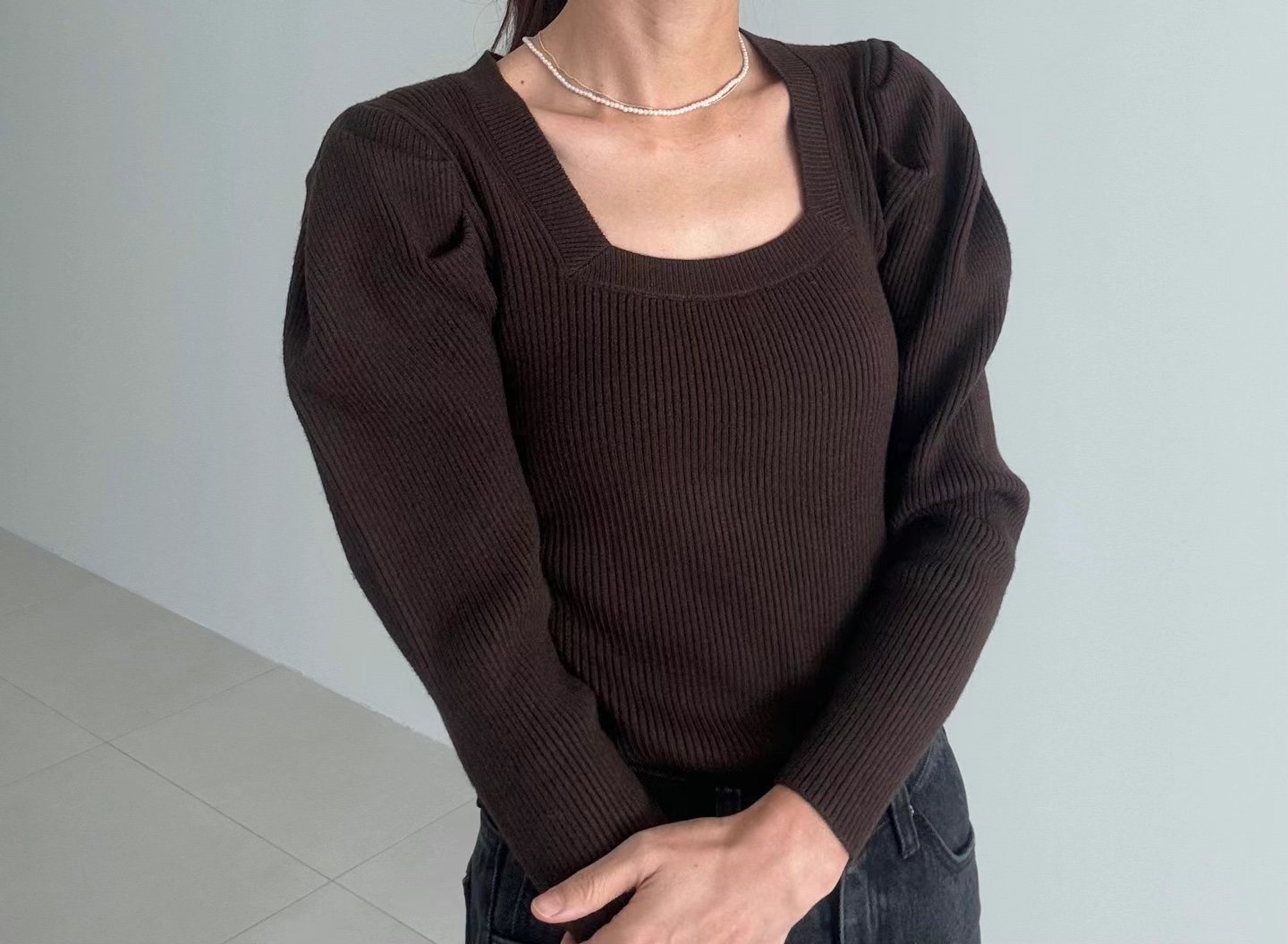 RIPPLE韓國直郵女裝新品24秋冬熱賣人氣休閑時尚職業針織衫RIPPLE針織衫