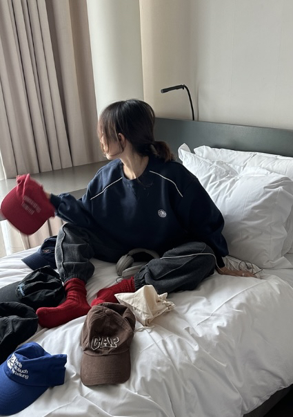 BONHEUR韓國直郵女裝新款熱賣24秋冬推薦休閑休閑褲加絨拉絨BONHEUR-2件起休閑褲