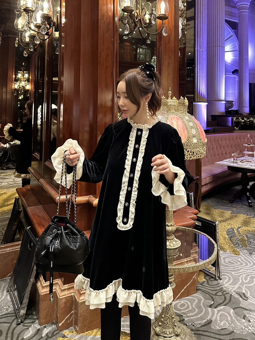 81 MARKET-L韓國直郵東大門代購女裝新款熱賣24秋冬連衣裙81 MARKET-L連衣裙