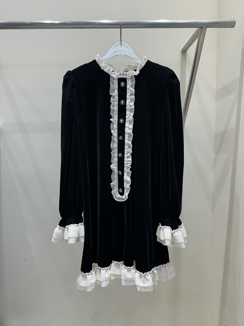 81 MARKET-L韓國直郵東大門代購女裝新款熱賣24秋冬連衣裙81 MARKET-L連衣裙