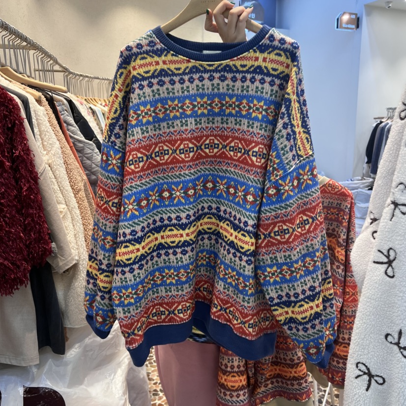 THE LINE-暫停直郵韓國代購女裝新品真品休閑人氣衛衣加絨THE LINE-q衛衣圖色2