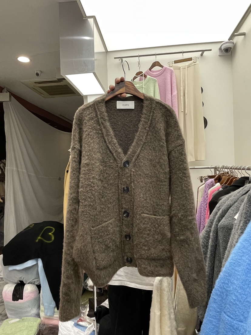 PAIRING韓國直郵女裝新品時尚24秋冬熱賣真品人氣休閑毛衣開衫PAIRING毛衣圖色4