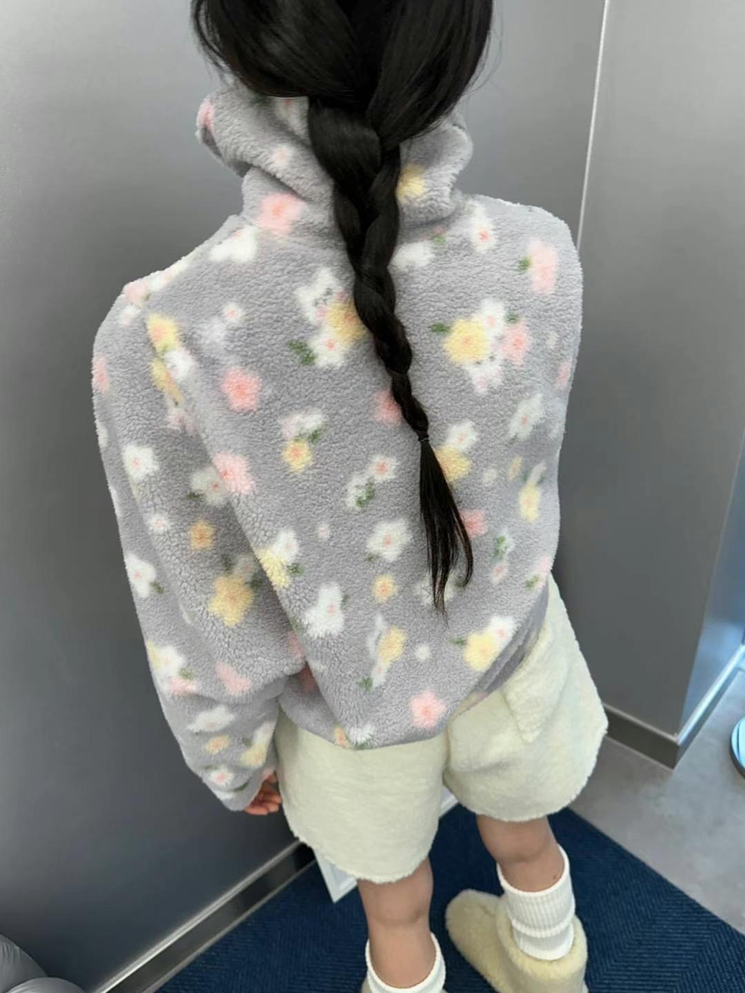 STREET韓國直郵女裝新品24秋冬休閑人氣職業推薦真品衛衣拉鏈STREET衛衣