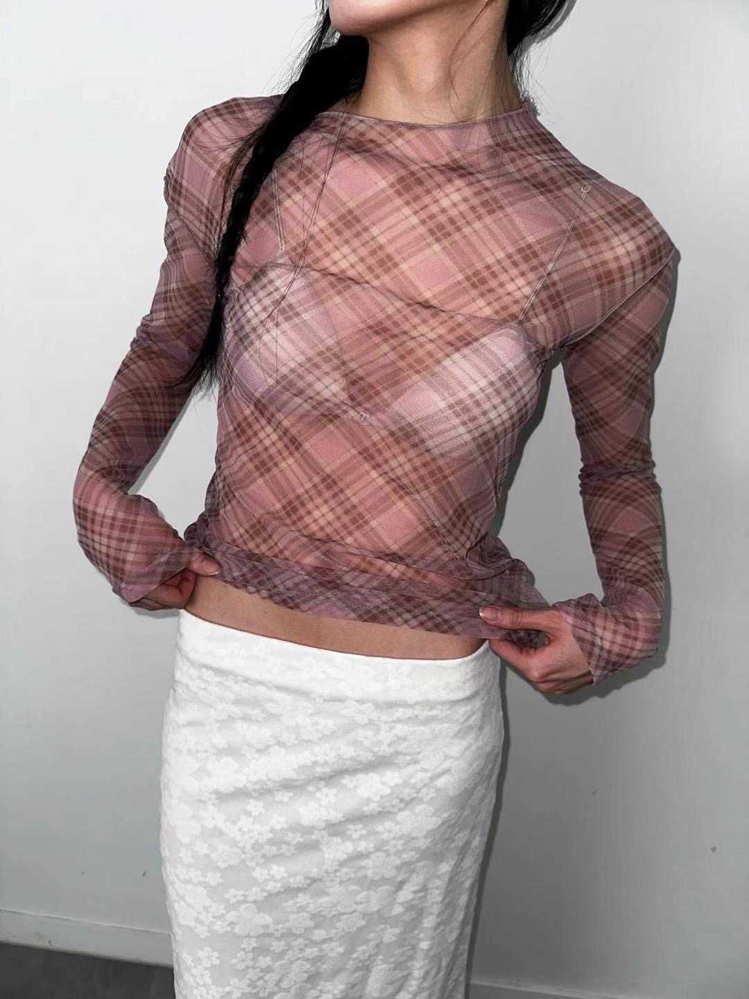 STREET韓國直郵女裝新款24秋冬人氣真品推薦熱賣時尚長袖T恤STREET長袖T恤圖色2