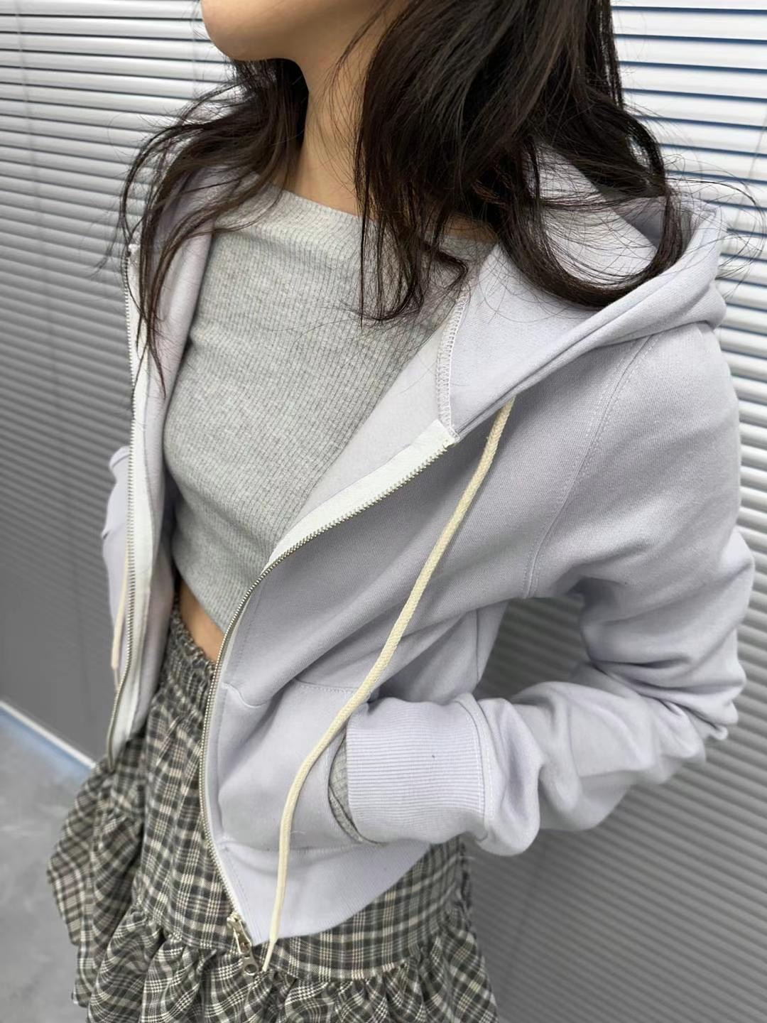 STREET韓國直郵東大門實拍女裝新款真品24秋冬推薦夾克拉鏈STREET夾克