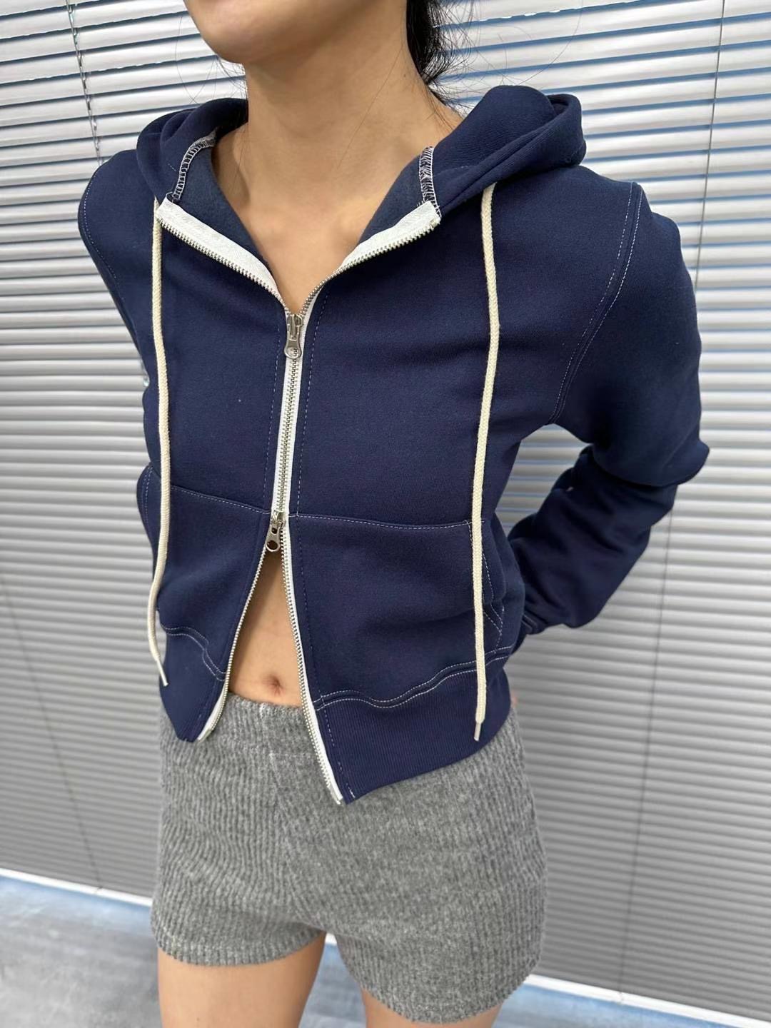 STREET韓國直郵東大門實拍女裝新款真品24秋冬推薦夾克拉鏈STREET夾克