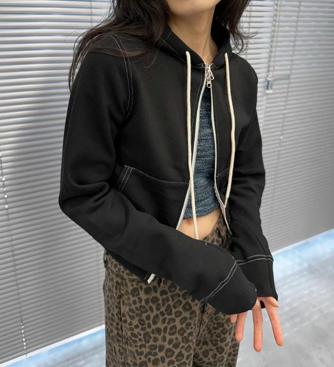 STREET韓國直郵東大門實拍女裝新款真品24秋冬推薦夾克拉鏈STREET夾克圖色2