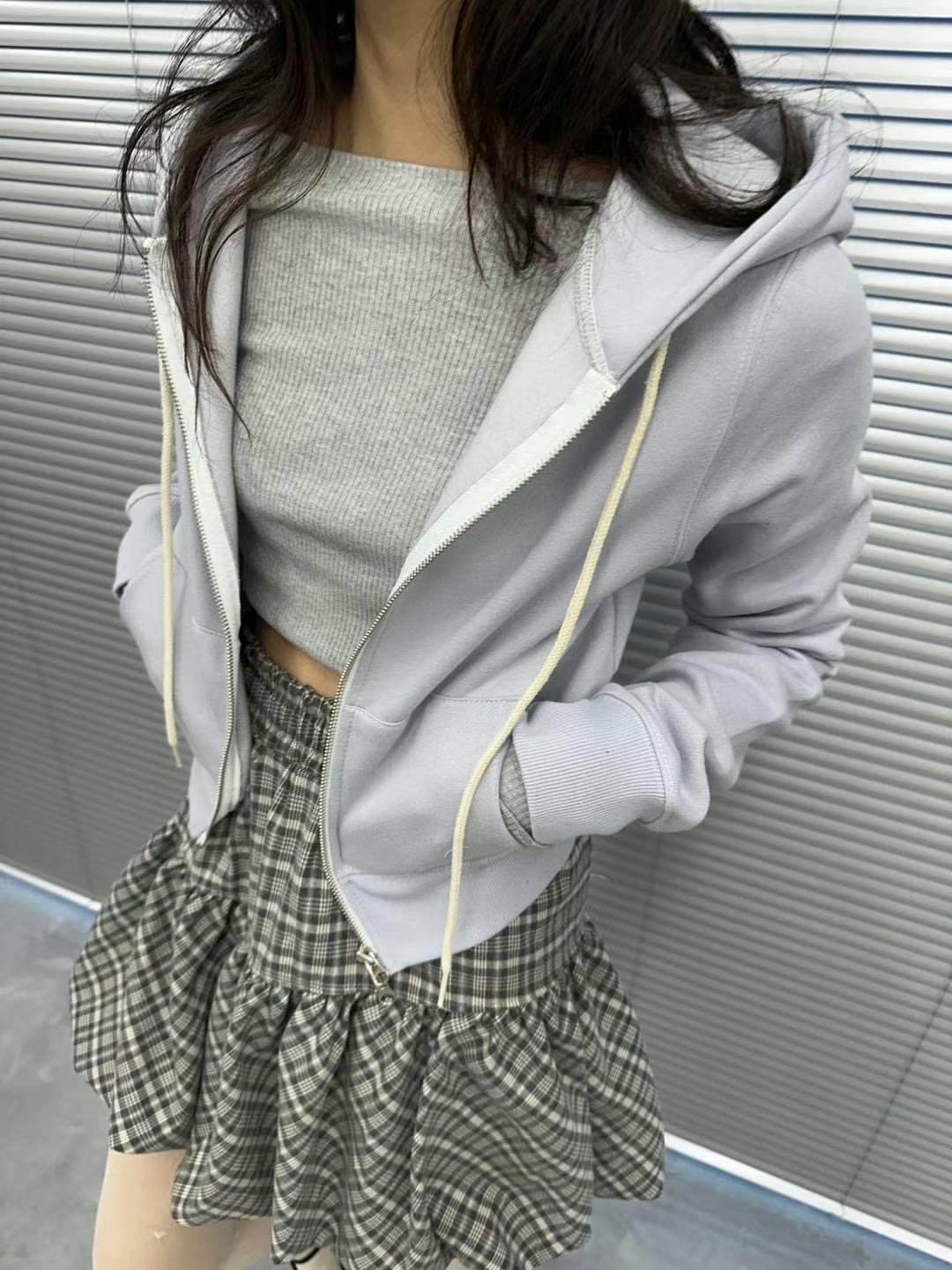 STREET韓國直郵東大門實拍女裝新款真品24秋冬推薦夾克拉鏈STREET夾克圖色3
