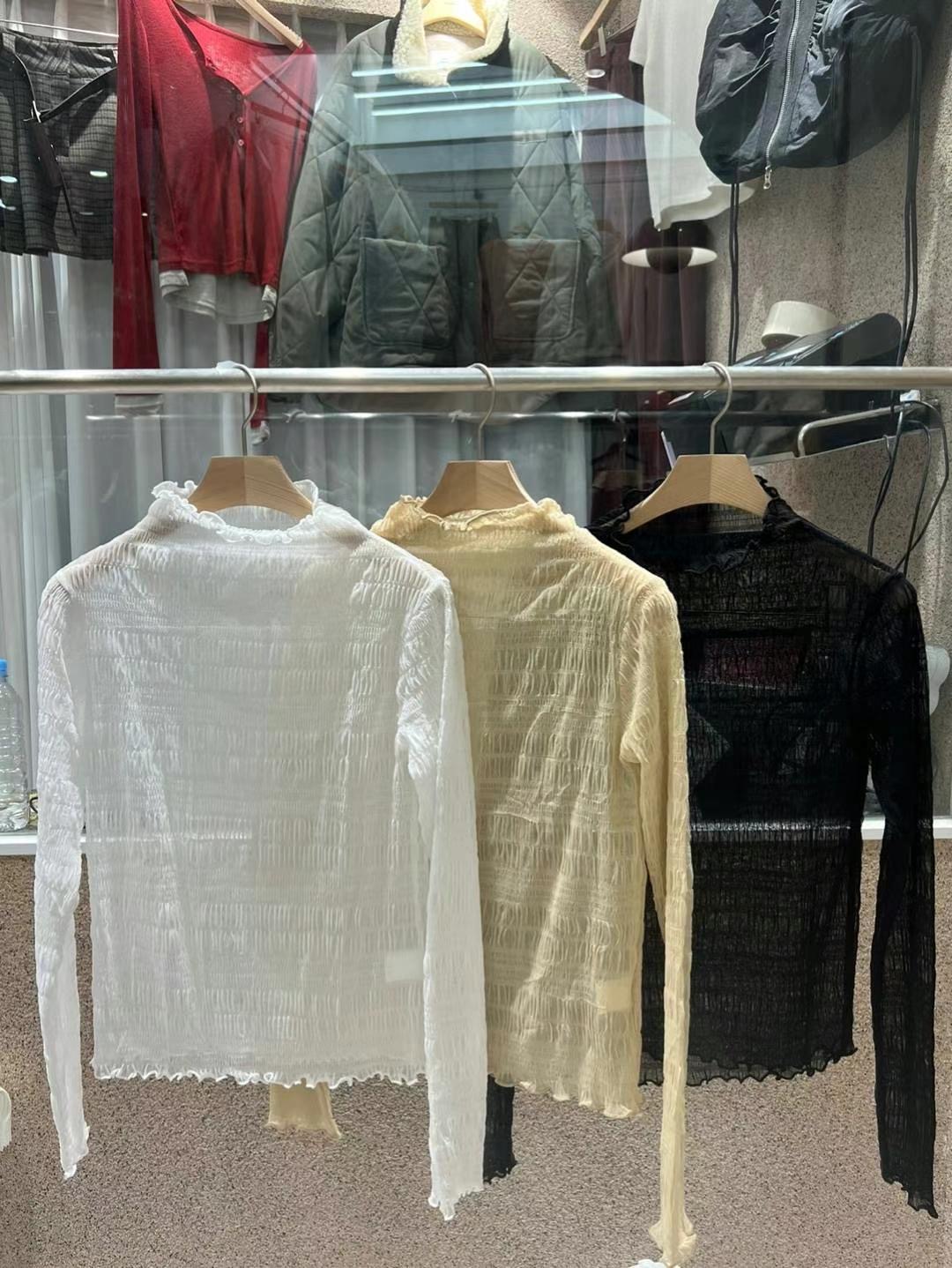 EDD韓國直郵東大門實拍女裝新品真品人氣推薦時尚職業長袖T恤EDD長袖T恤圖色2左二色