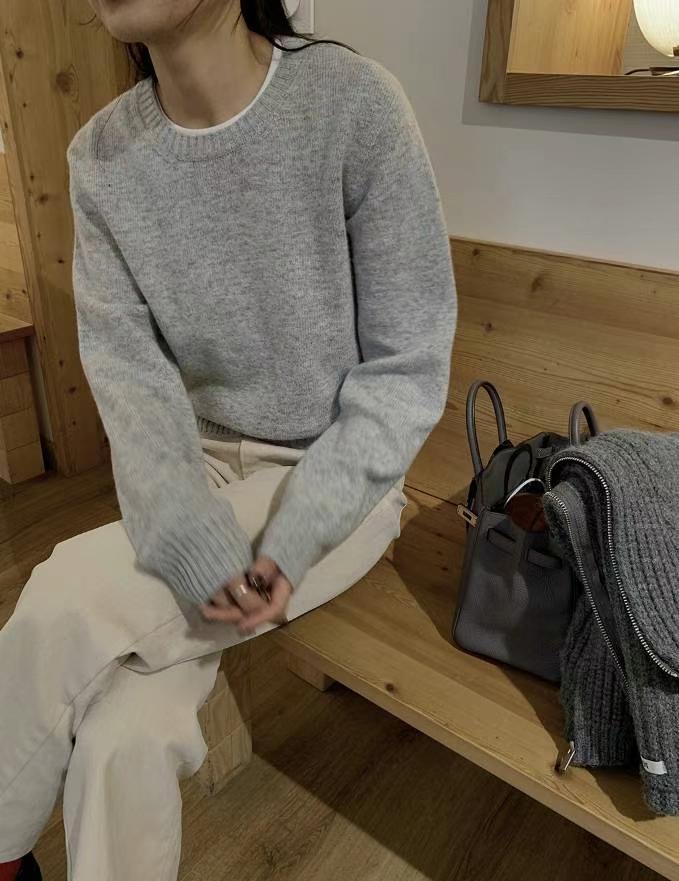 DE FOND韓國直郵東大門代購女裝新品職業24秋冬真品針織衫DE FOND針織衫