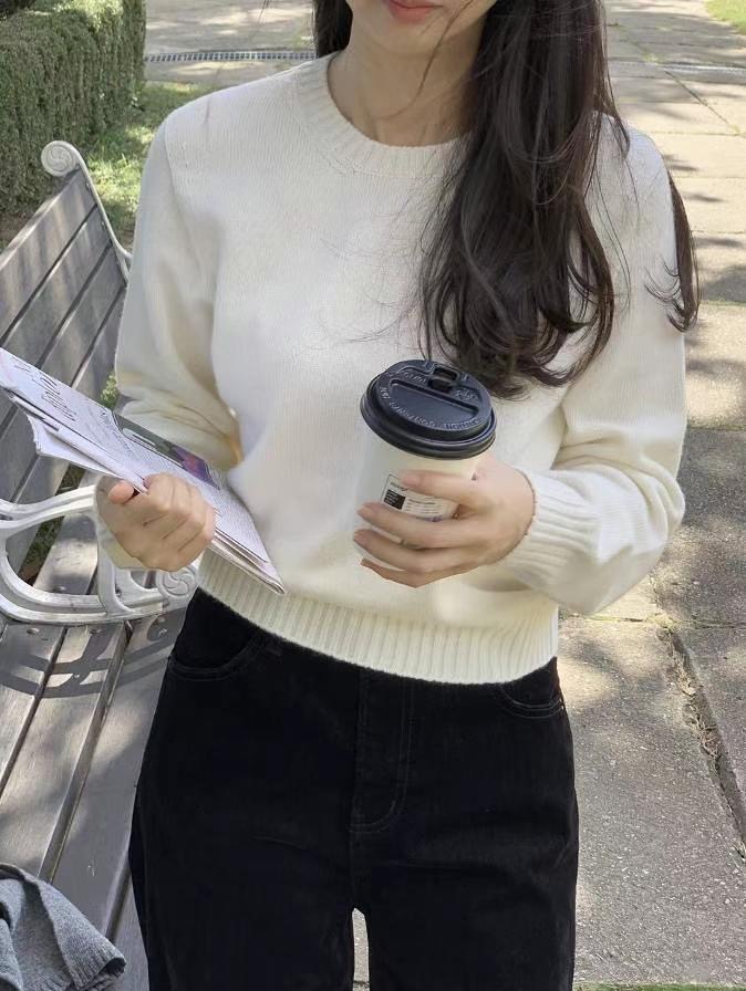 DE FOND韓國直郵東大門代購女裝新品職業24秋冬真品針織衫DE FOND針織衫