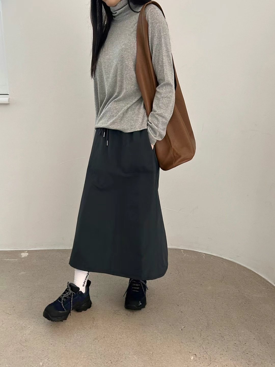 LANDMARK韓國直郵女裝新款24秋冬職業真品熱賣時尚推薦長裙LANDMARK長裙