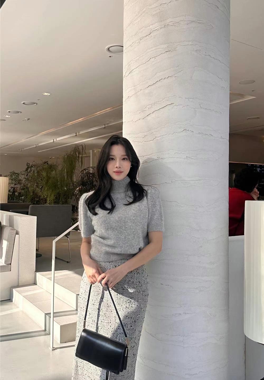 DE FOND韓國直郵東大門實拍女裝新款職業24秋冬熱賣針織衫DE FOND針織衫