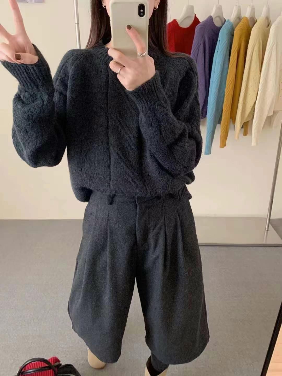 COOLPIS-쿨피스-T東大門代購女裝新款休閑時尚職業24秋夏毛衣COOLPIS毛衣圖色2