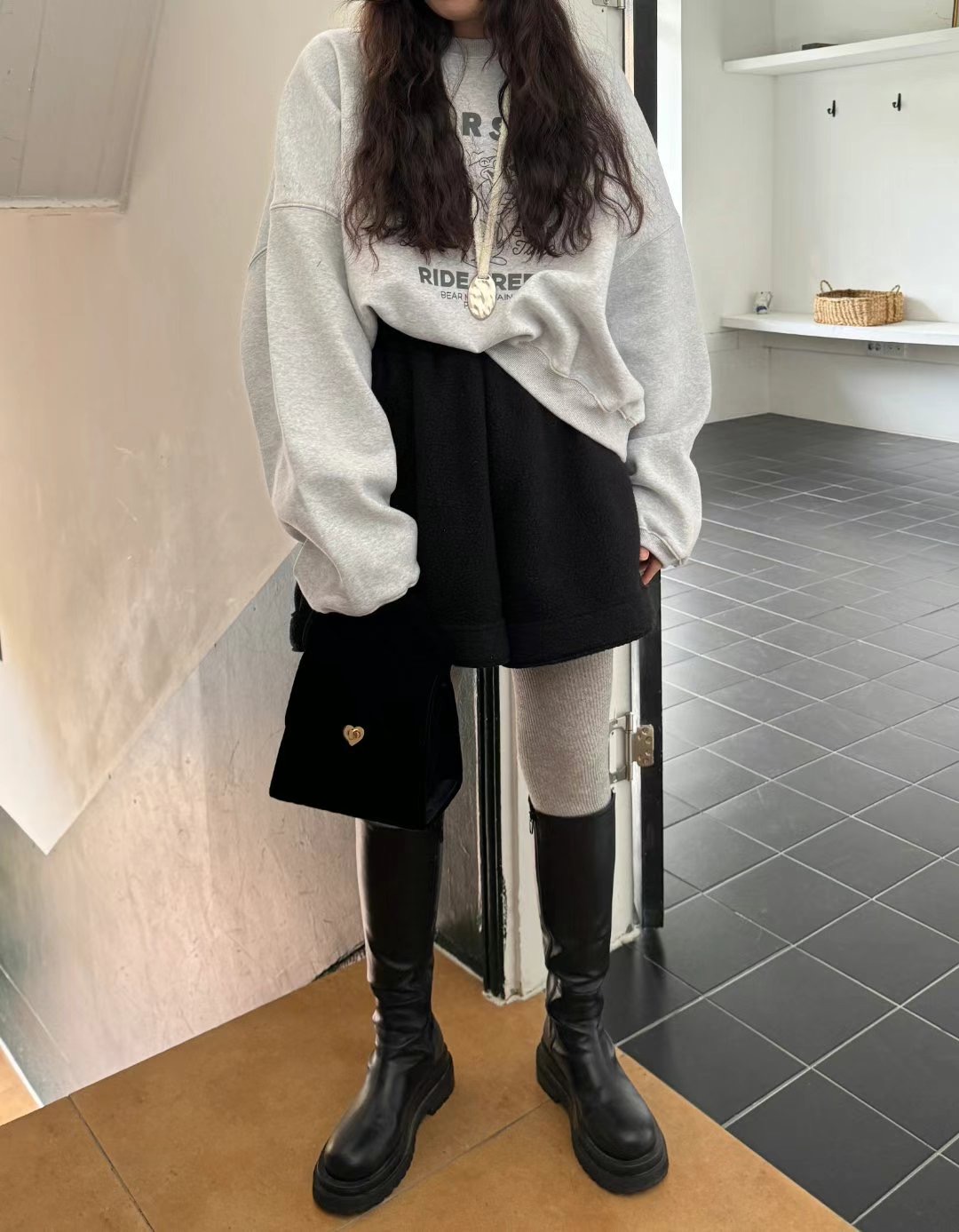 GLOSSY東大門直郵女士新款真品推薦職業休閑24秋夏時尚短褲GLOSSY短褲
