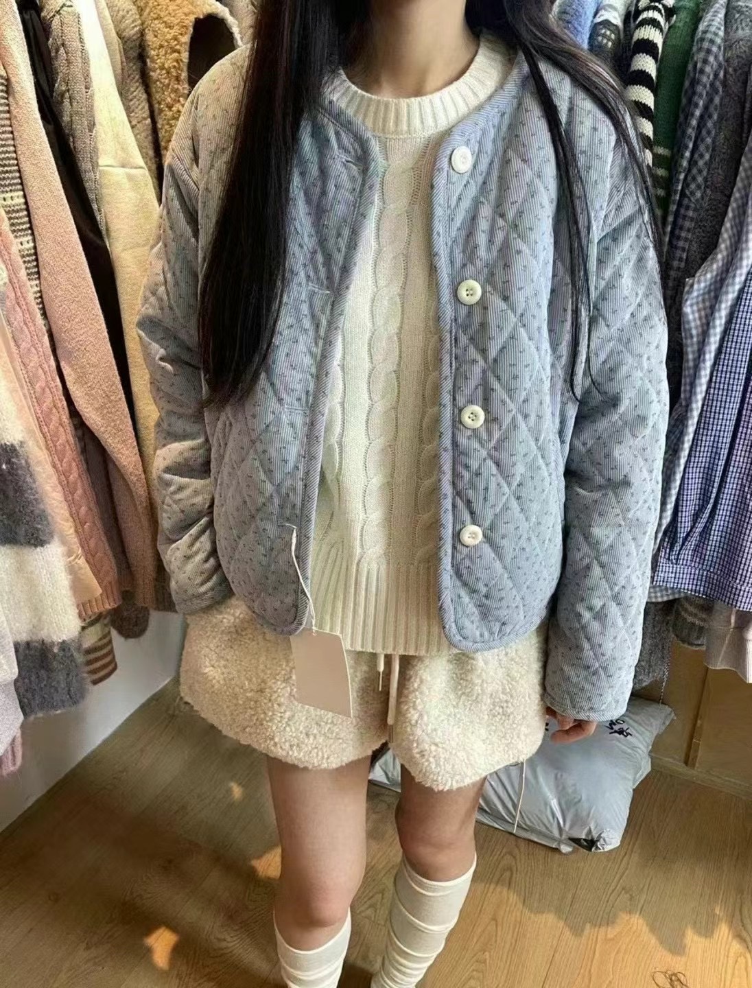 버터플라이韓國代購女裝新款熱賣休閑真品24秋夏時尚職業夾克버터플라이夾克圖色3