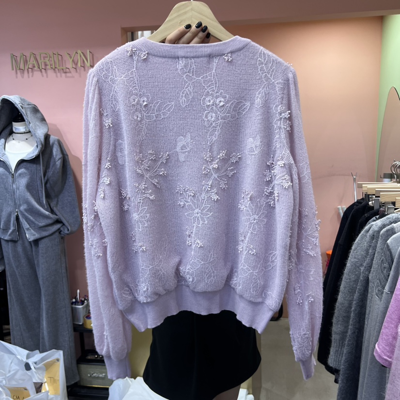 MARILYN東大門直郵女士新品真品24秋夏人氣時尚熱賣襯衫蕾絲衫MARILYN襯衫/蕾絲衫