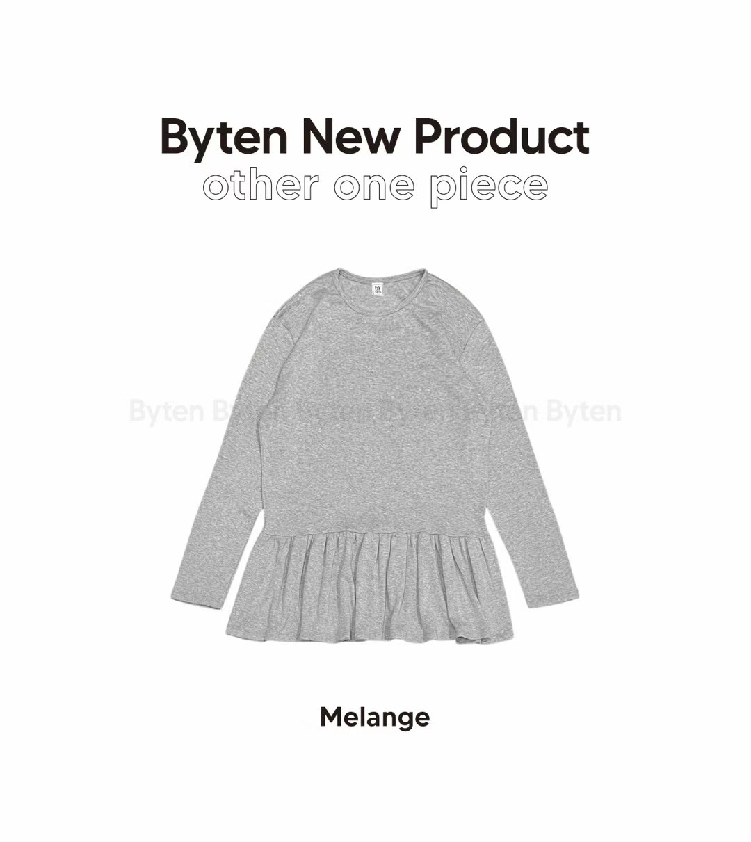 BYTEN東大門實拍女裝新款人氣真品熱賣推薦休閑24秋夏連衣裙BYTEN連衣裙圖色3