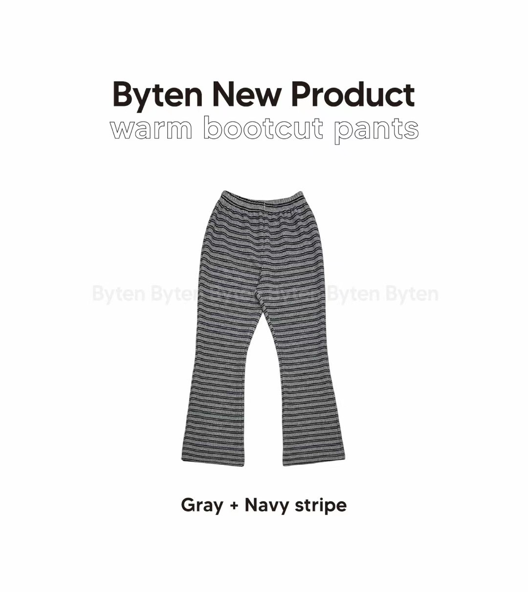 BYTEN東大門實拍女裝新品熱賣真品24秋夏職業推薦休閑褲保暖BYTEN休閑褲圖色2