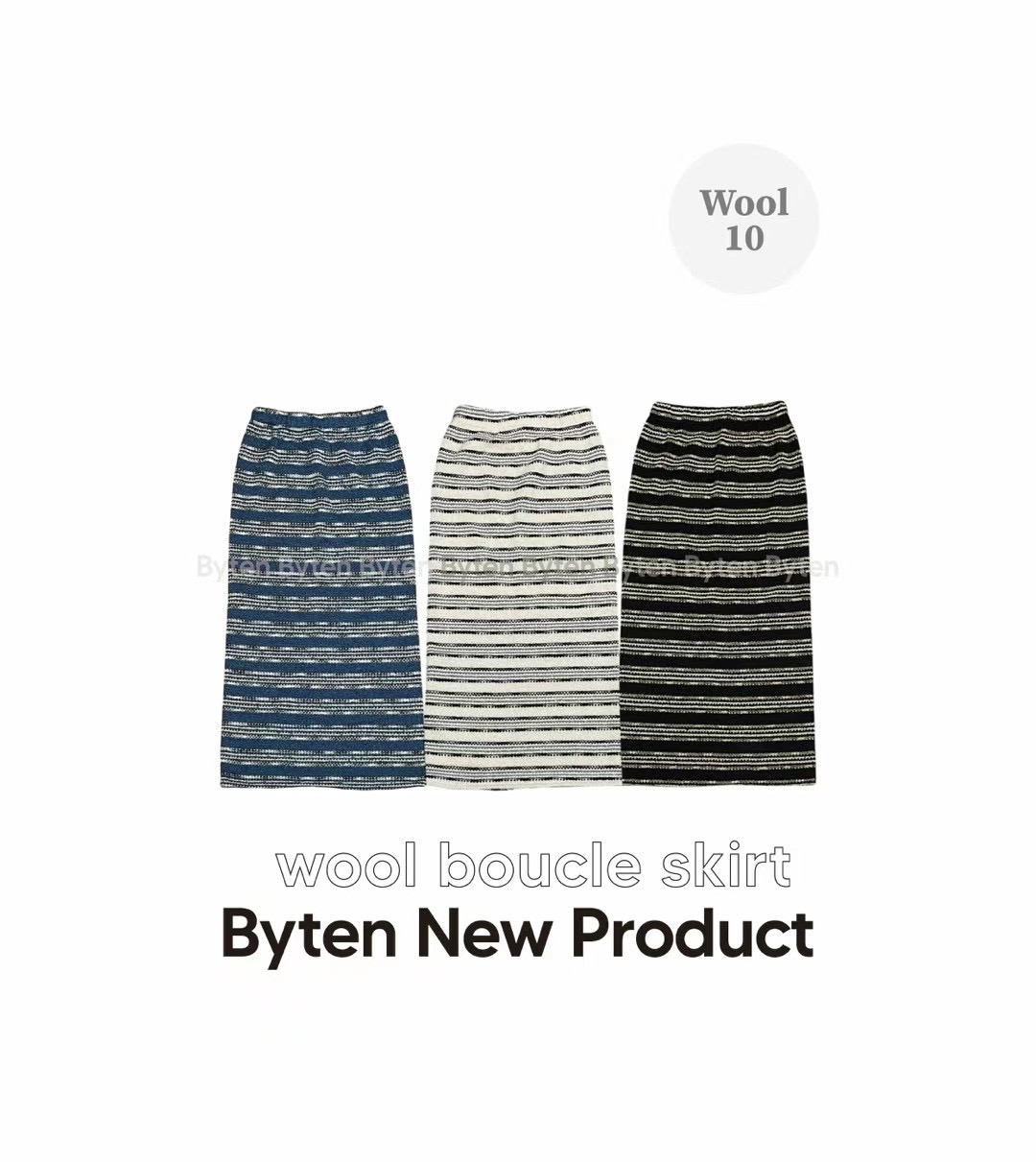 BYTEN東大門代購女士新品人氣24秋夏時尚推薦休閑熱賣真品長裙BYTEN長裙