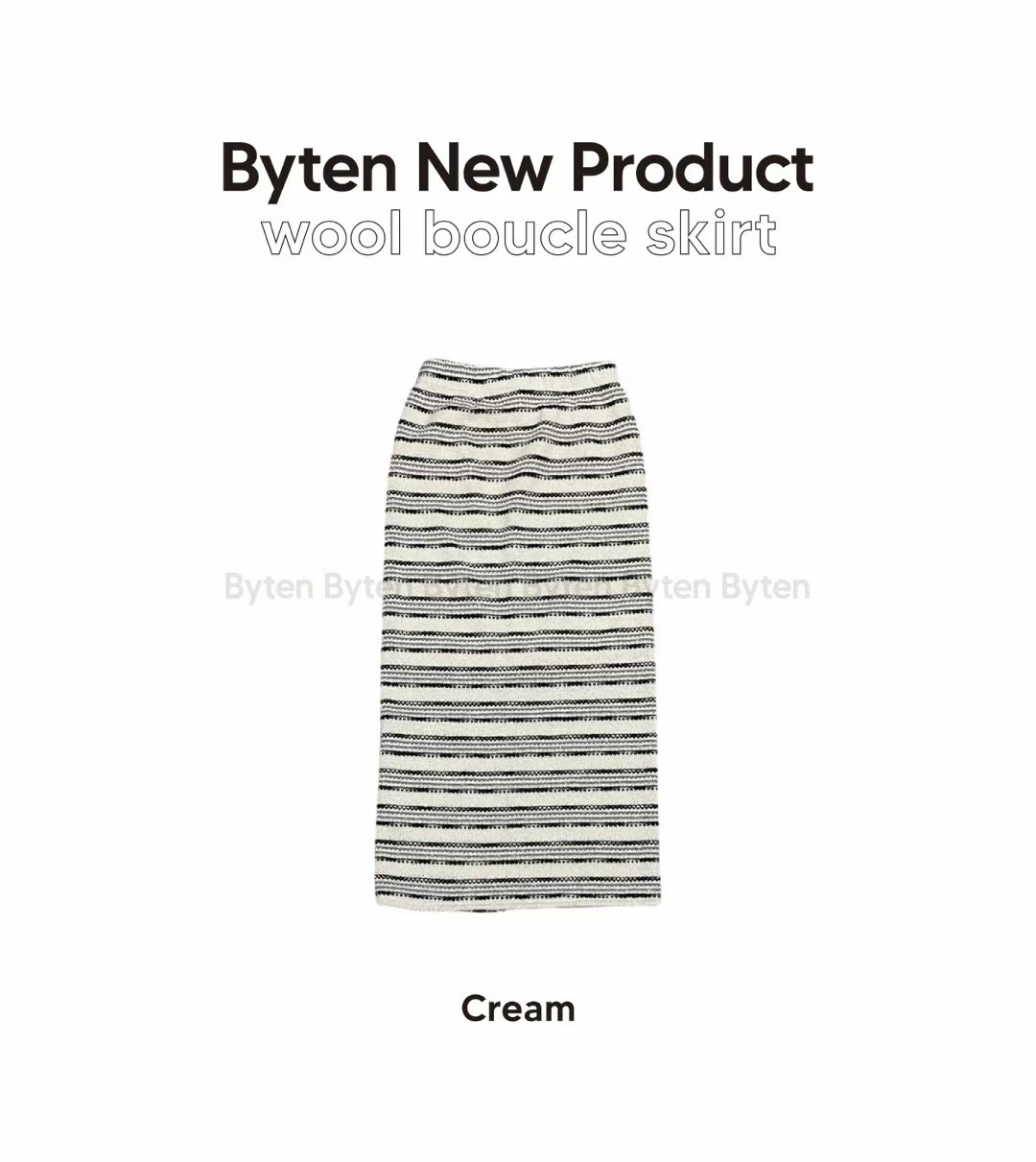 BYTEN東大門代購女士新品人氣24秋夏時尚推薦休閑熱賣真品長裙BYTEN長裙圖色2