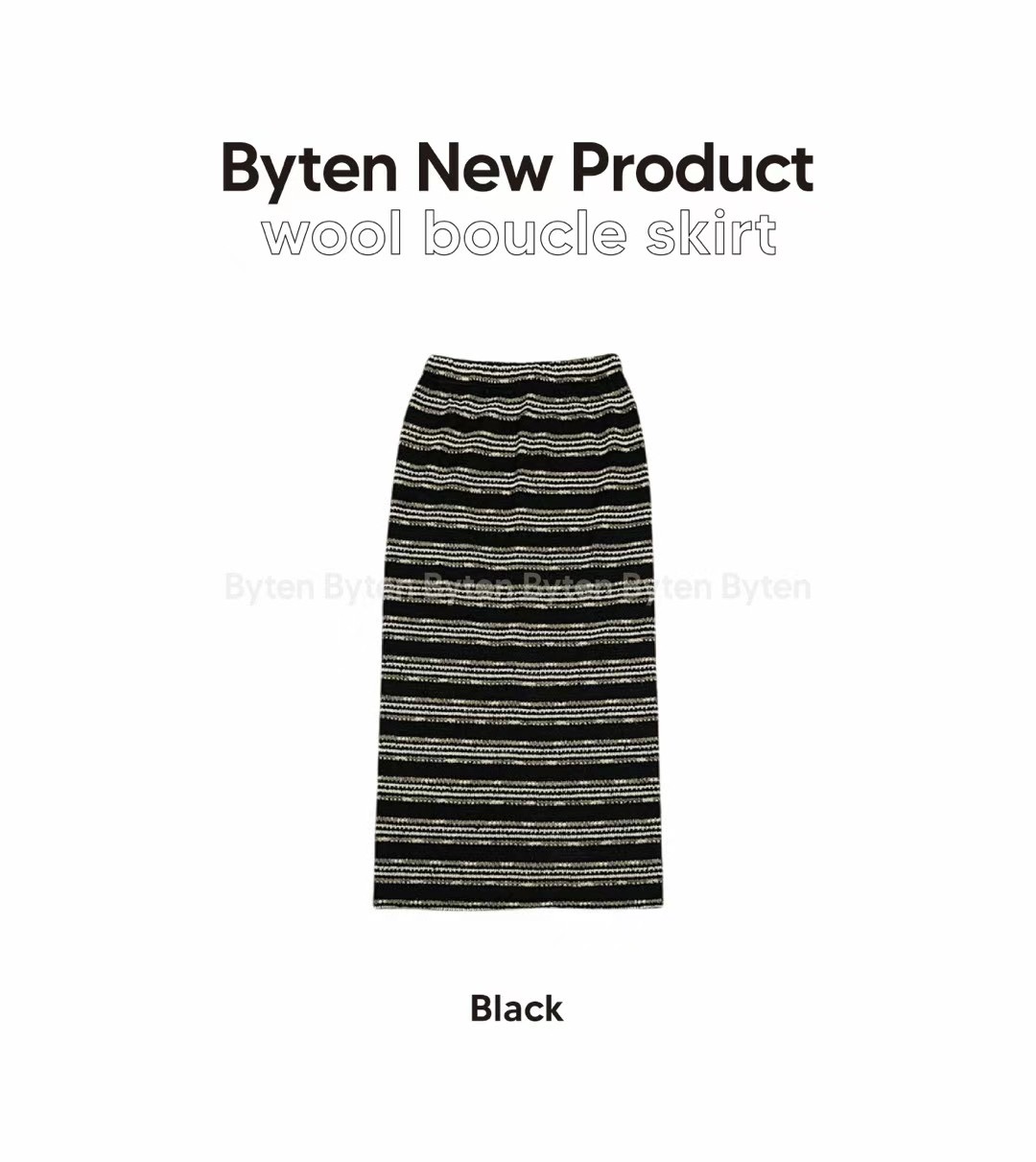 BYTEN東大門代購女士新品人氣24秋夏時尚推薦休閑熱賣真品長裙BYTEN長裙圖色3