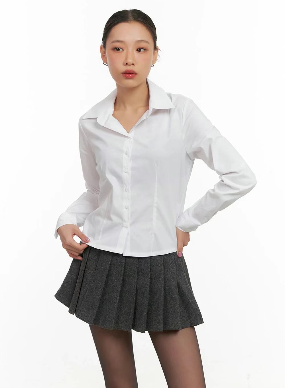 ROOOF東大門代購女士新款熱賣推薦職業人氣真品襯衫蕾絲衫修身ROOOF襯衫/蕾絲衫