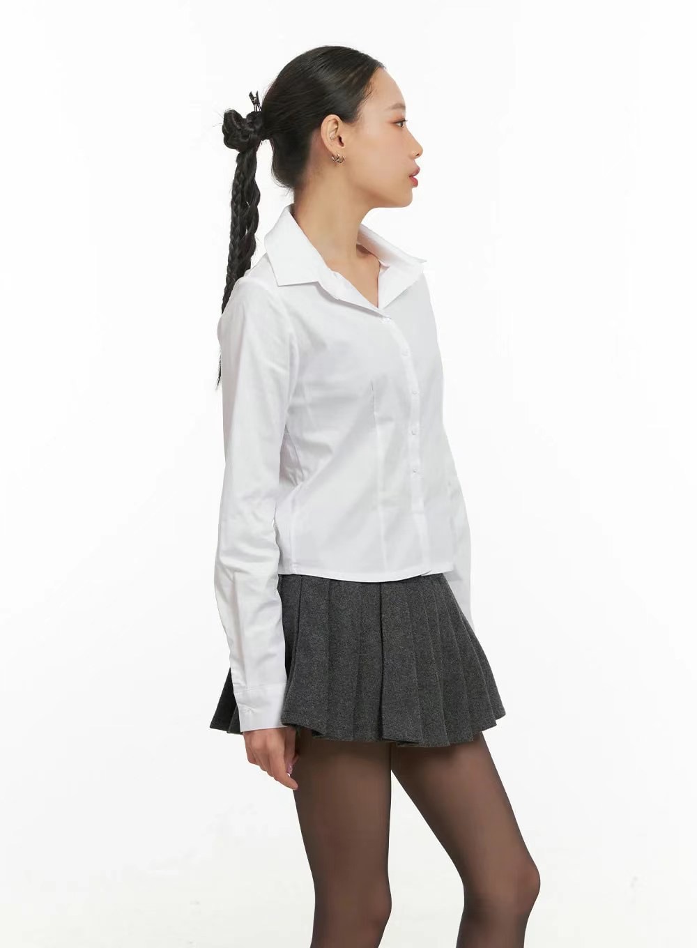 ROOOF東大門代購女士新款熱賣推薦職業人氣真品襯衫蕾絲衫修身ROOOF襯衫/蕾絲衫圖色3